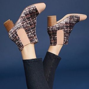 Anthropologie Velvet Rosalbela Chelsea Boots